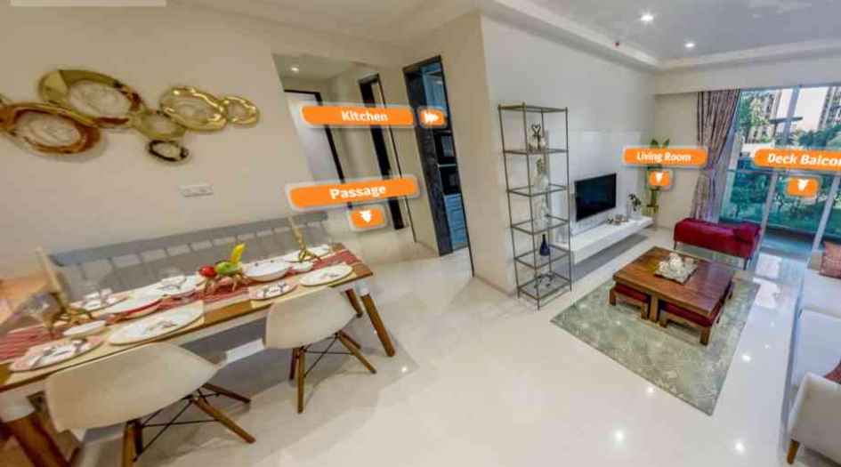Sheth-Vasant-Lawns-Actual-Sample-Flat-3-BHK-Dining-Area
