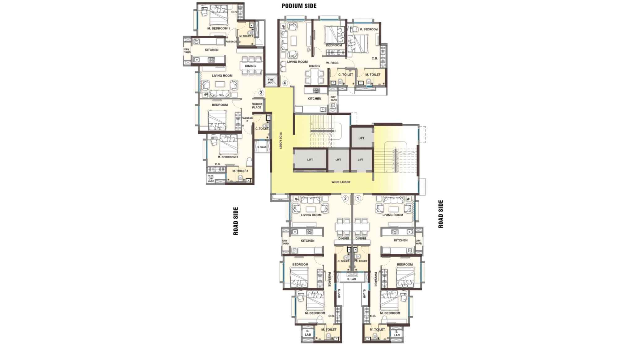 Sheth-Vasant-Lawns-Floor-Plan-Fern-1st-to-5th-7th-to-10th-12th-to-15th-17th-to-22nd
