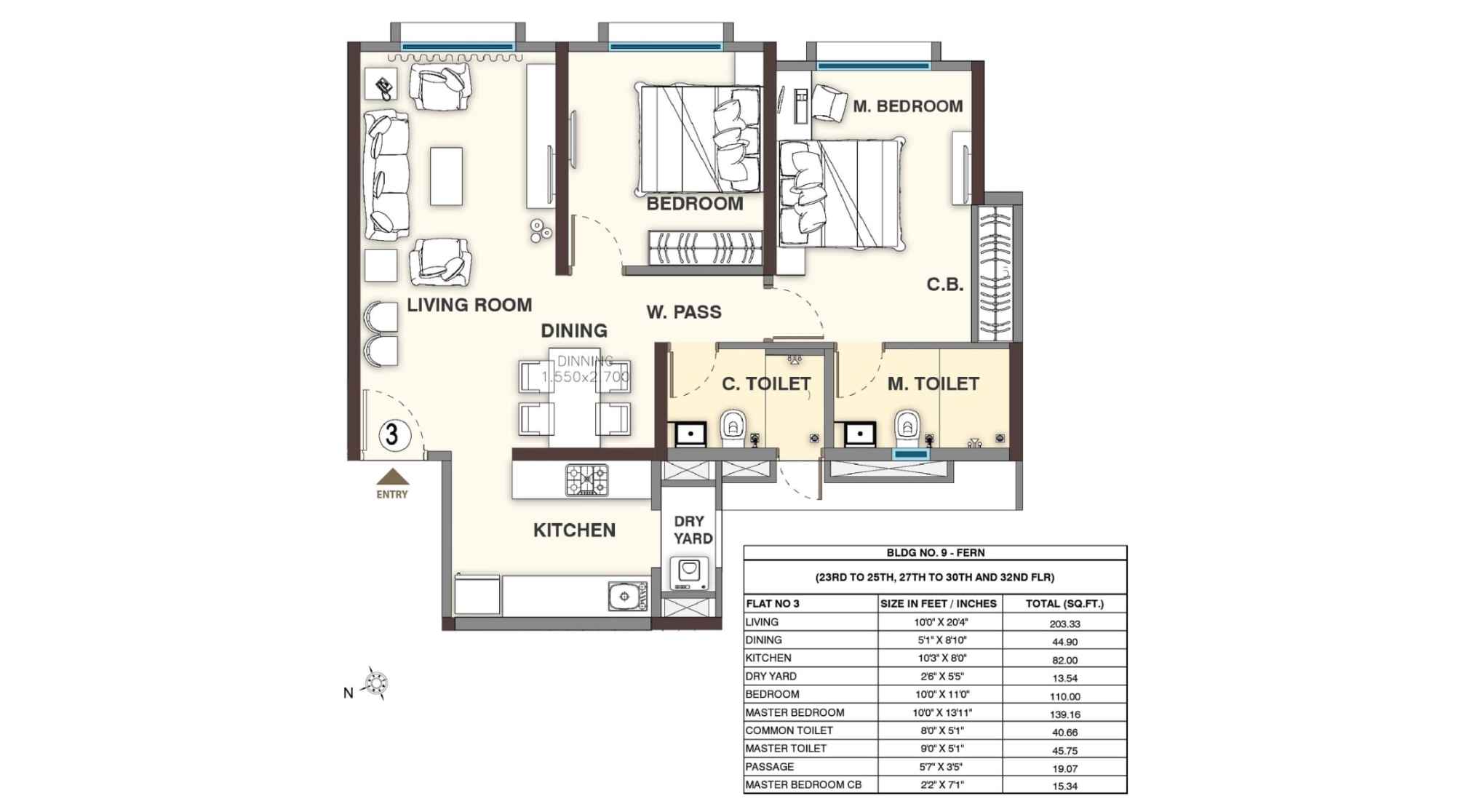 Sheth-Vasant-Lawns-Floor-Plan-Fern-2-BHK-Unit-3-23rd-to-25th-27th-to-30th-32nd