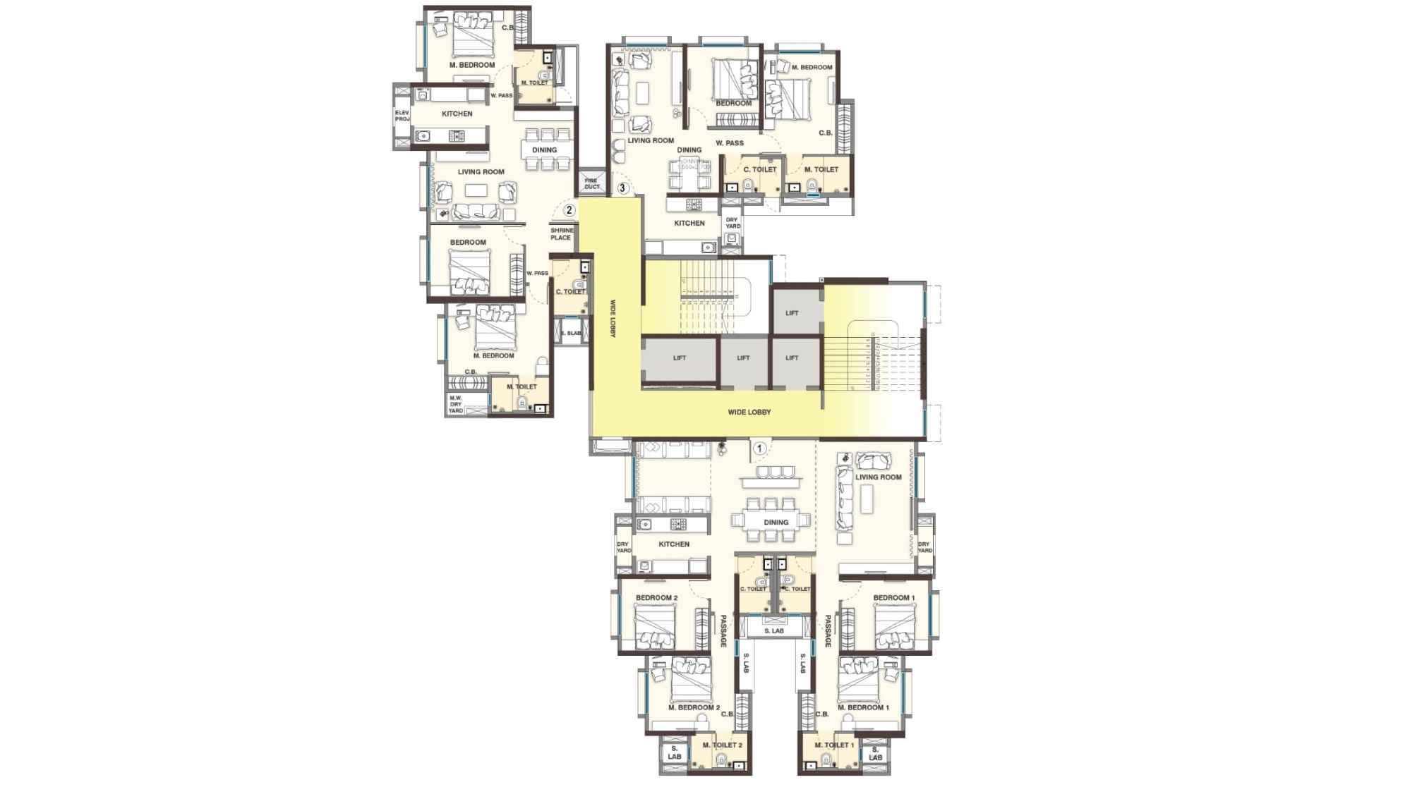 Sheth-Vasant-Lawns-Floor-Plan-Fern-23rd-to-25th-27th-to-30th-32nd