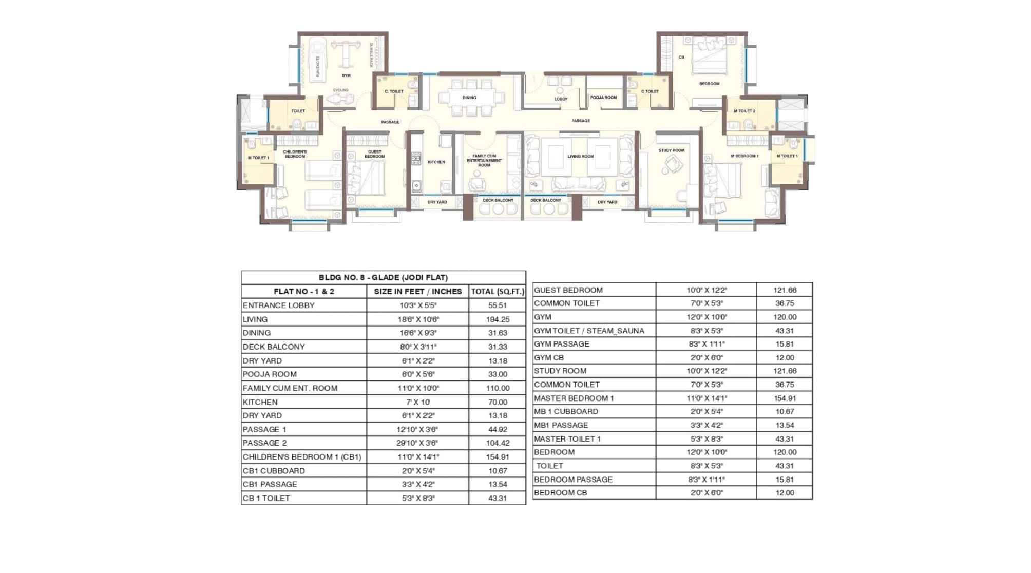 Sheth-Vasant-Lawns-Floor-Plan-Glade-3-BHK-Jodi-Unit