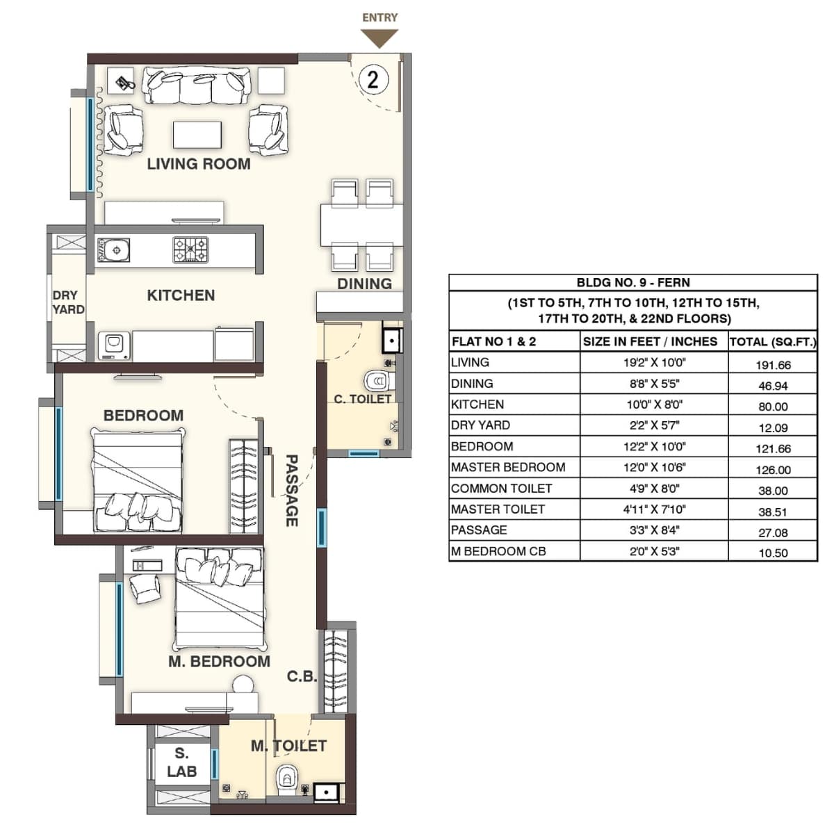 Sheth-Vasant-Lawns-Floor-Plan-Fern-2-BHK-Unit-2-1st-to-5th-7th-to-10th-12th-to-15th-17th-to-22nd