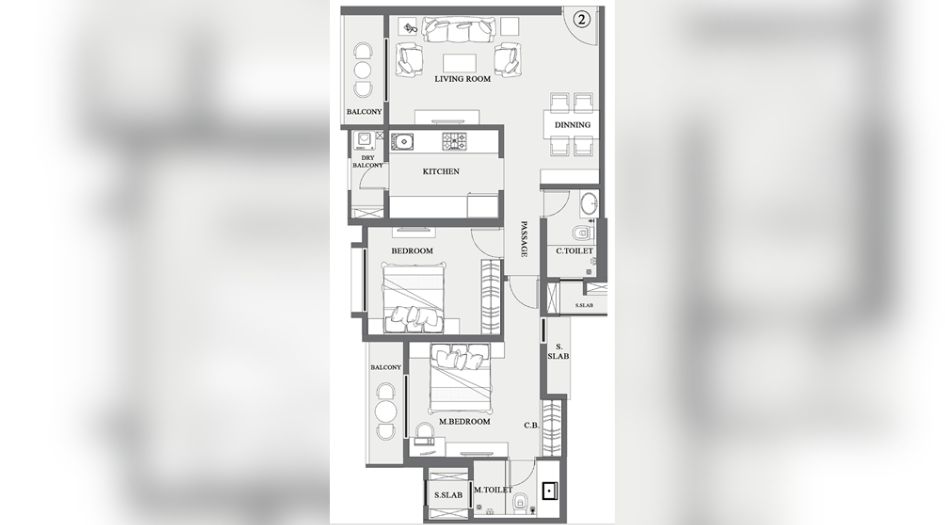 Sheh-Vasant-lawn-Fern-2BHK-839sqft-unit-plan